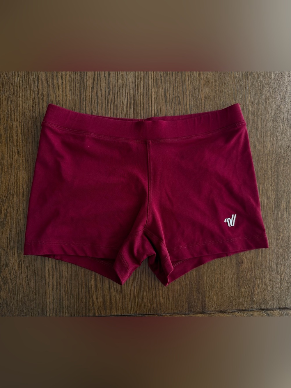 Varsity Cheer Maroon MotionFLEX Shorts - Picture 2 of 5